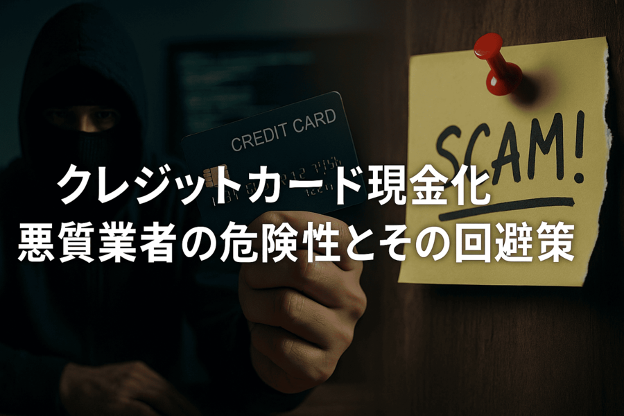 クレジットカード現金化 悪質業者の危険性とその回避策